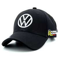 Брендова кепка Volkswagen Бейсболка біла/чорна Фольксваген