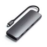 Satechi USB-C Slim Multiport Ethernet HUB Szary ST-UCHSEM Poznań