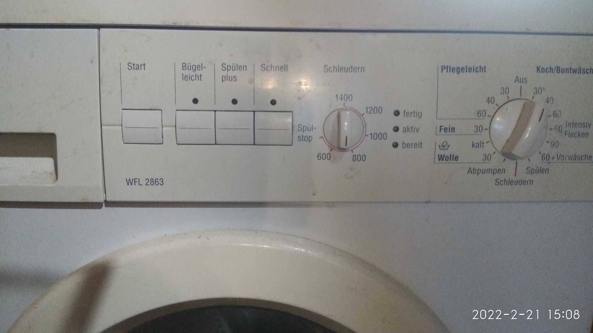 Стиралка Bosch-Siemens WFL-2863 (запчасти)