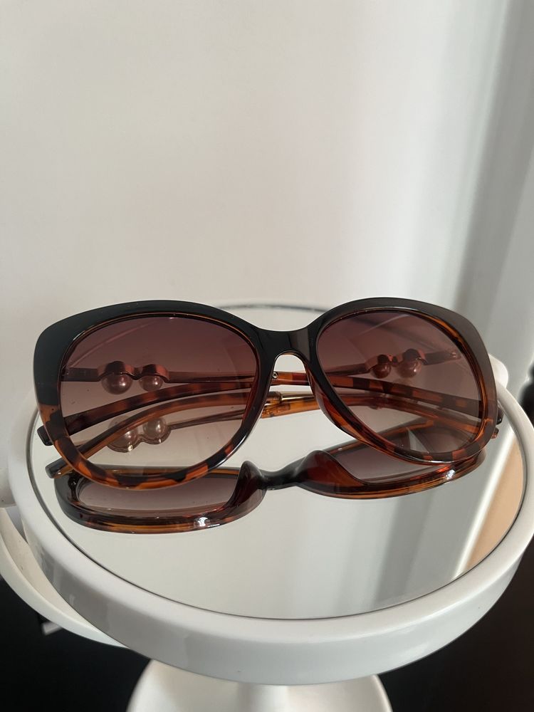 Brązowe okulary przeciwsłoneczne mohito
