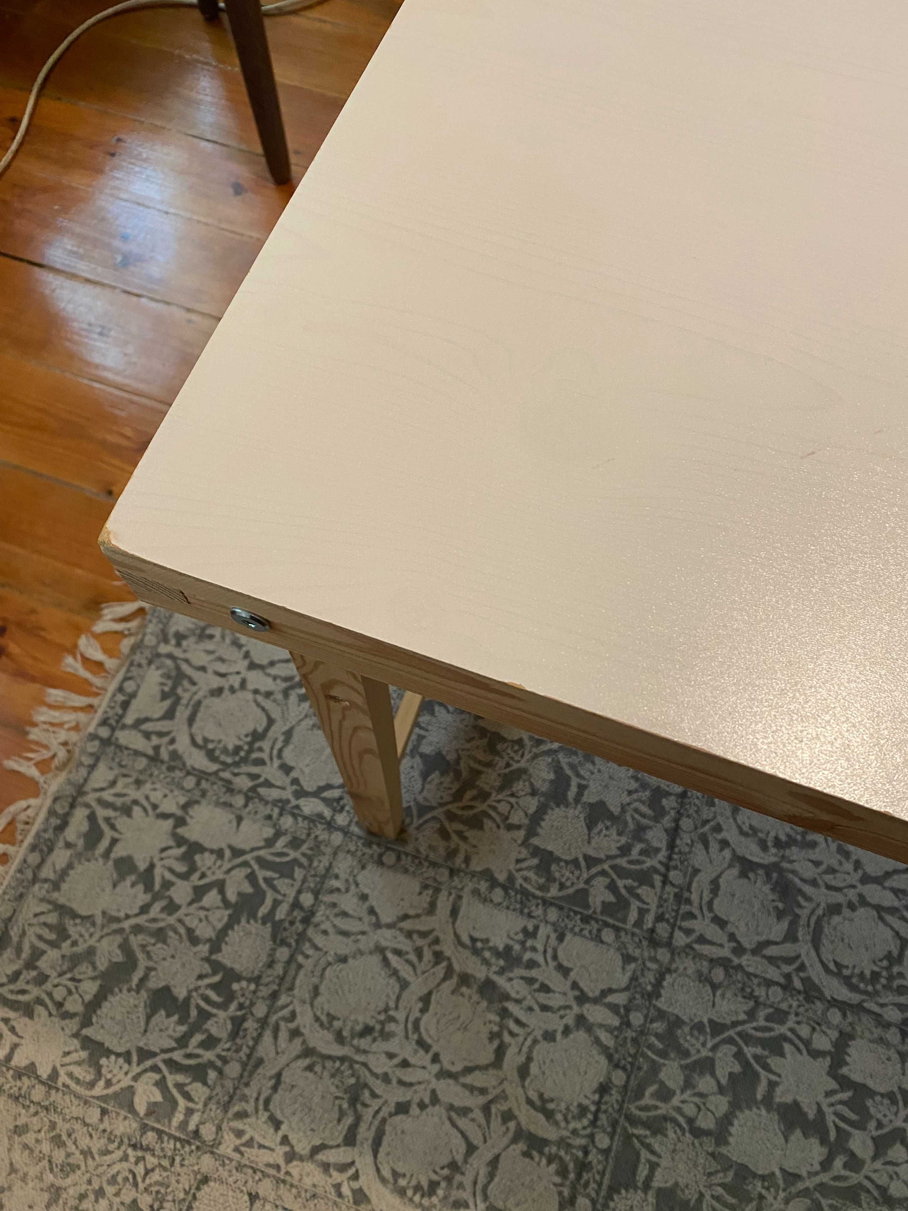 Mesa dobrável branca -  150x73