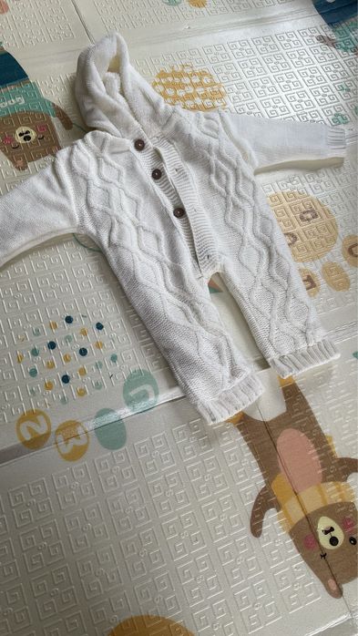 Теплий чоловічок комбінезон 6-12 міс