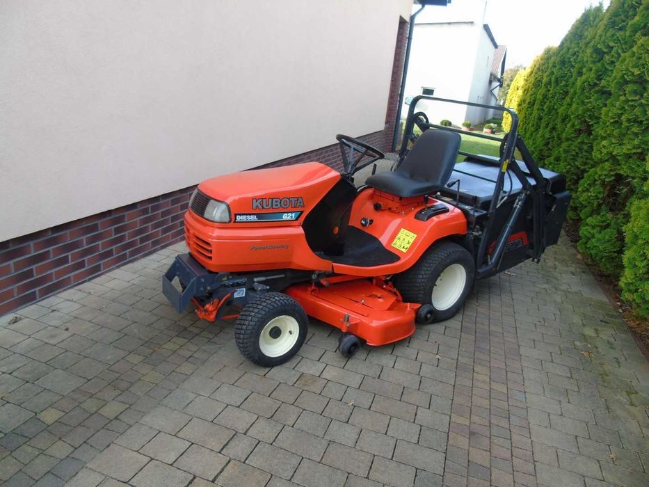 Traktorek kosiarka KUBOTA G 21 21KM 3 cyl. górny wysyp PO SERWISIE