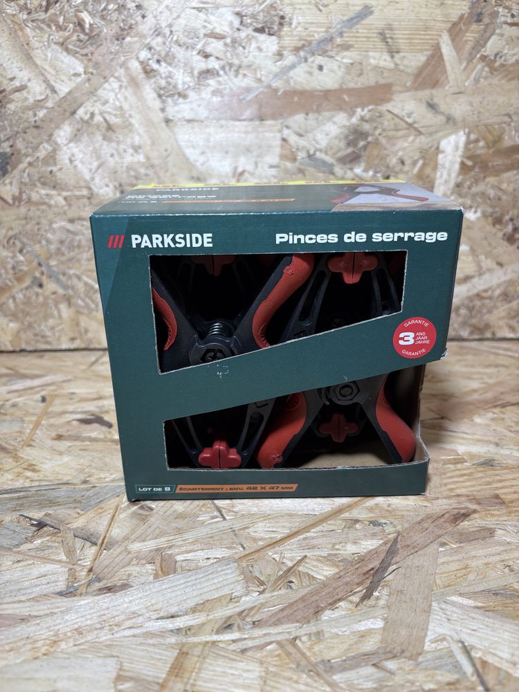 Ściski stolarskie Parkside zestaw 4 sztuki 42 x 47 mm