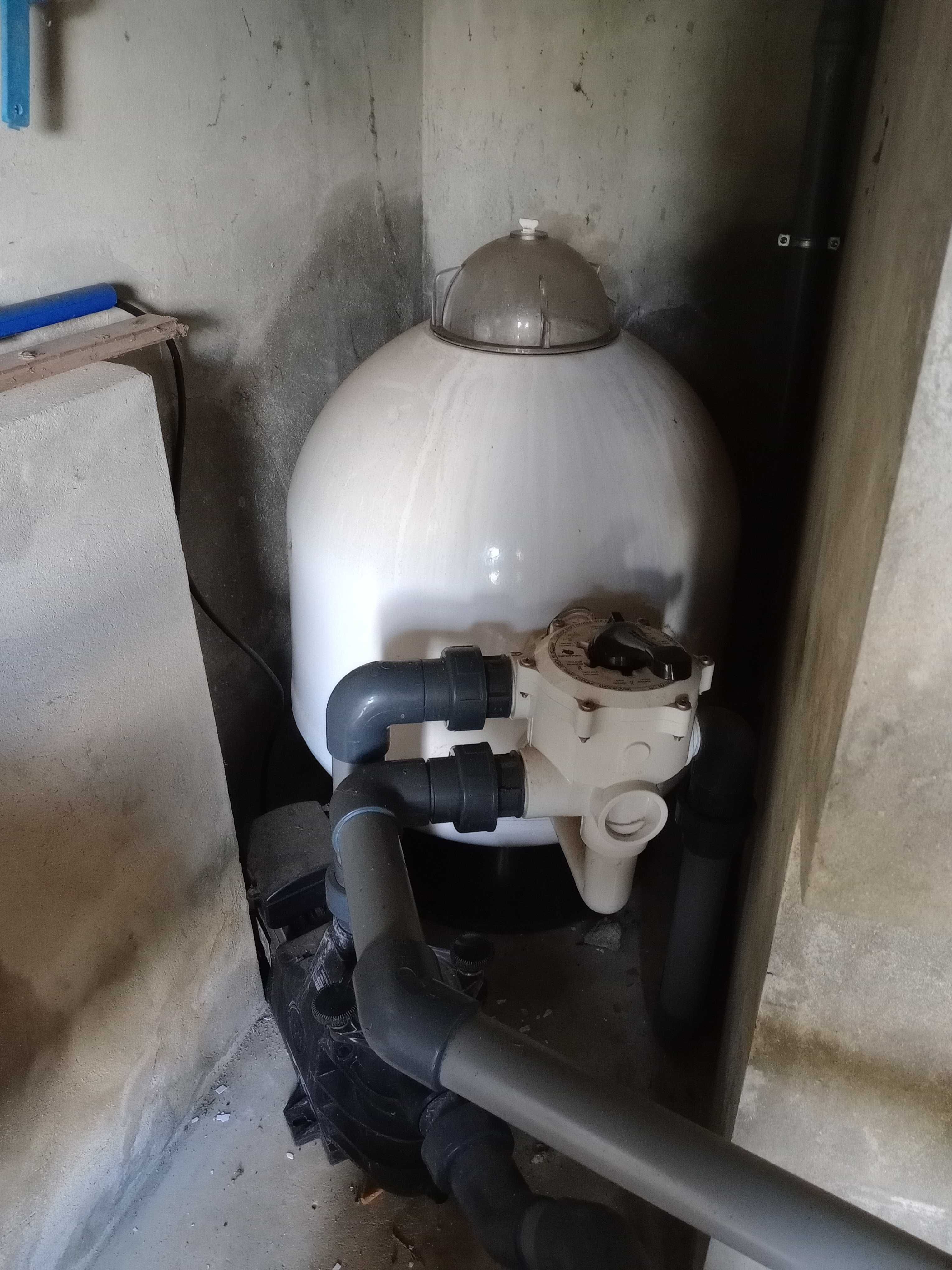 Bomba Super pool 1CV Hayward + filtro areia laminado  Super pool 600