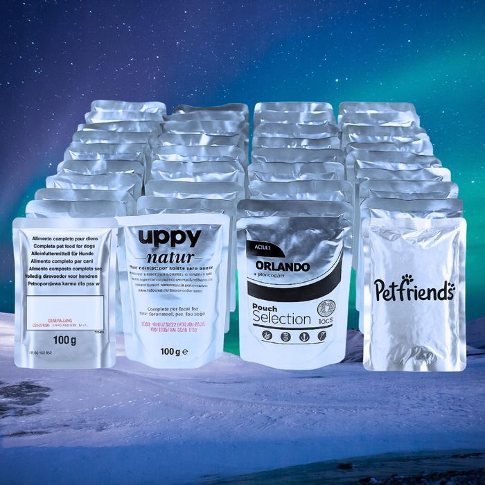 40Szt. Karma Mokra Dla Psa Saszetki Kawałki Sos Galaretka Mix Smaków