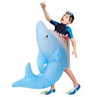 Nadmuchiwany kostium rekin jedzący dziecko
