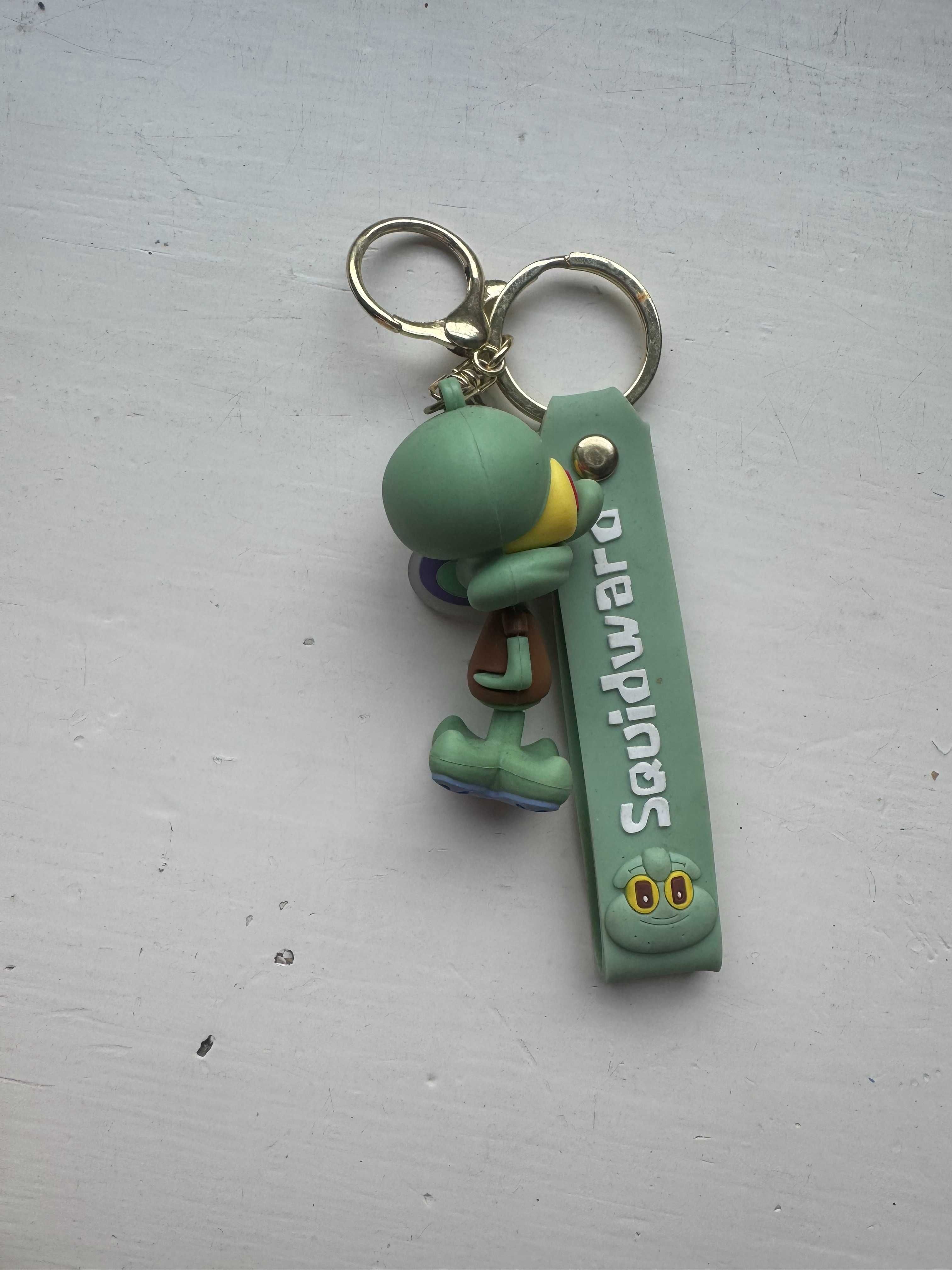Brelok breloczek zawieszka wisiorek spongebob skalmar obłynos wys 7cm