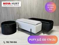 NOWE STYLOWE pufy marki Lugano