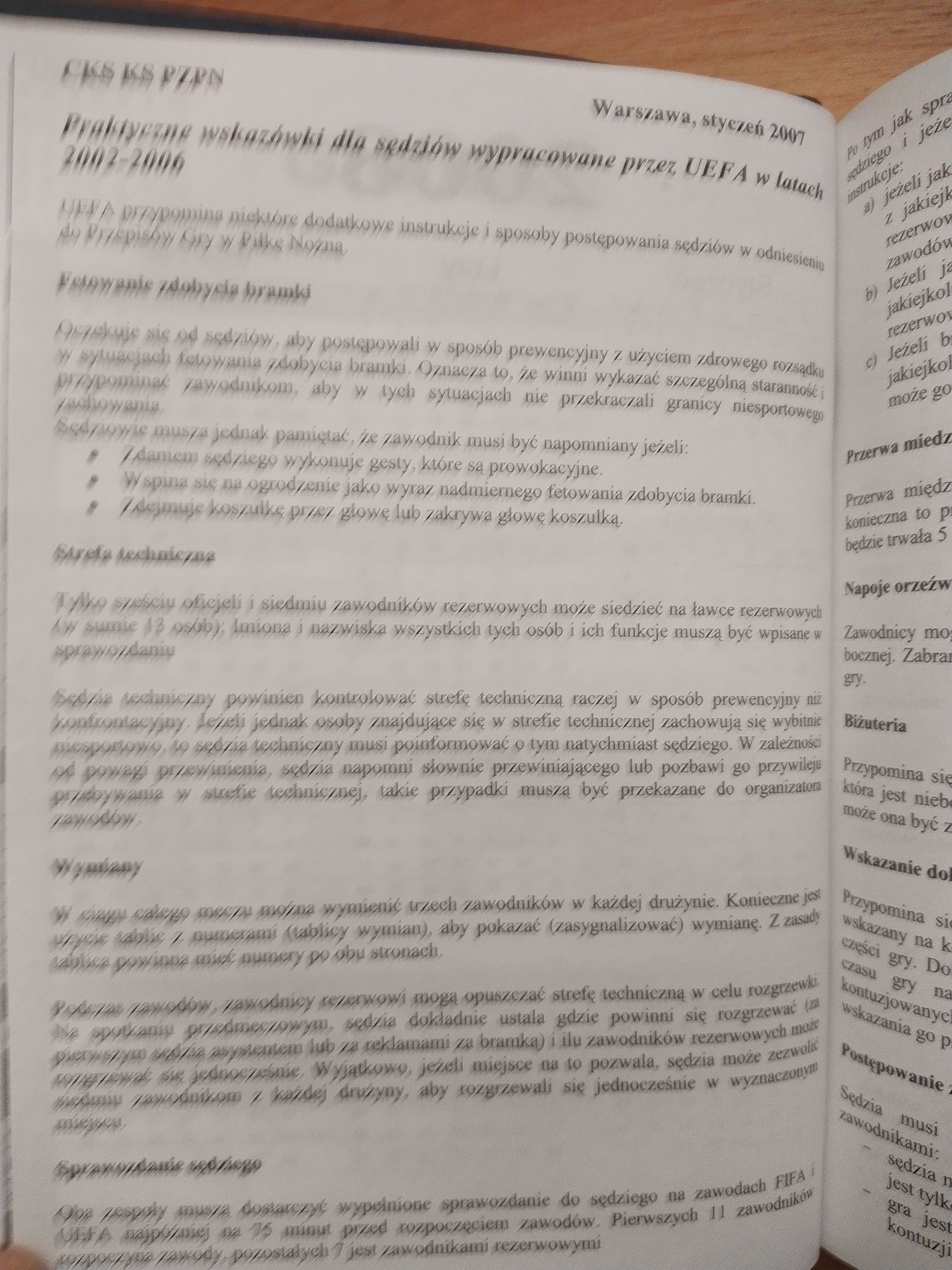 PZPN UEFA FIFA kalendarz sędziowski