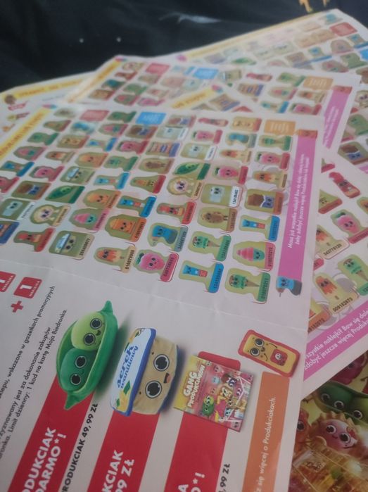 Gang produkciaków 5 albumów po 60 naklejek wysyłka biedronka gang