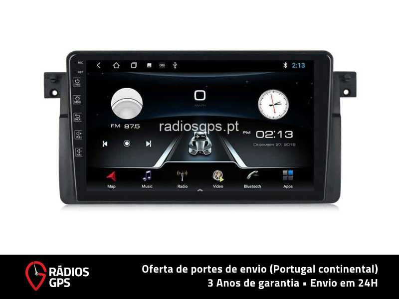 (FATURA + GARANTIA) Auto Rádio GPS Android BMW SÉRIE 3 [E46] (9")