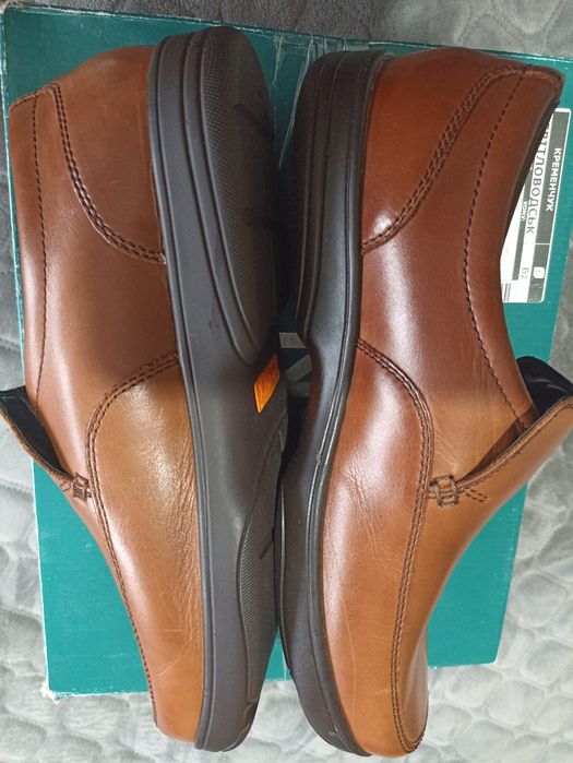 Шкіряні туфлі air flex Marks & spencer р.45уст.30