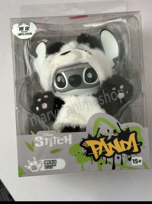 Оригинал Stitch MINISO GenZ Street • Панда • Limited Edition брелок