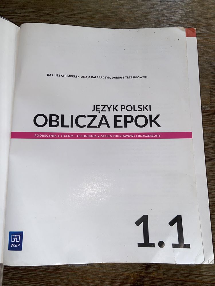 Język polski Oblicza epok 1.1 i 1.2 WSiP