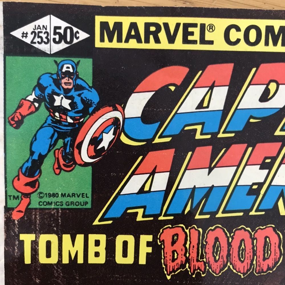 BD Marvel Captain America 1980