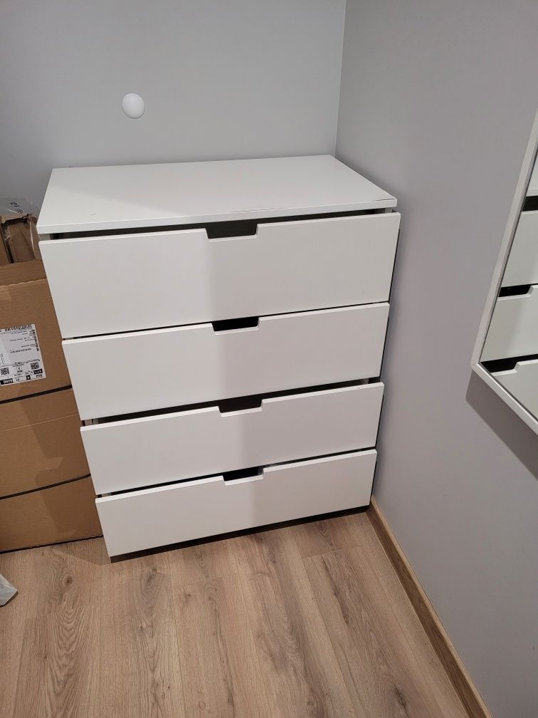 Komoda NORDLI IKEA 4 szuflady biała