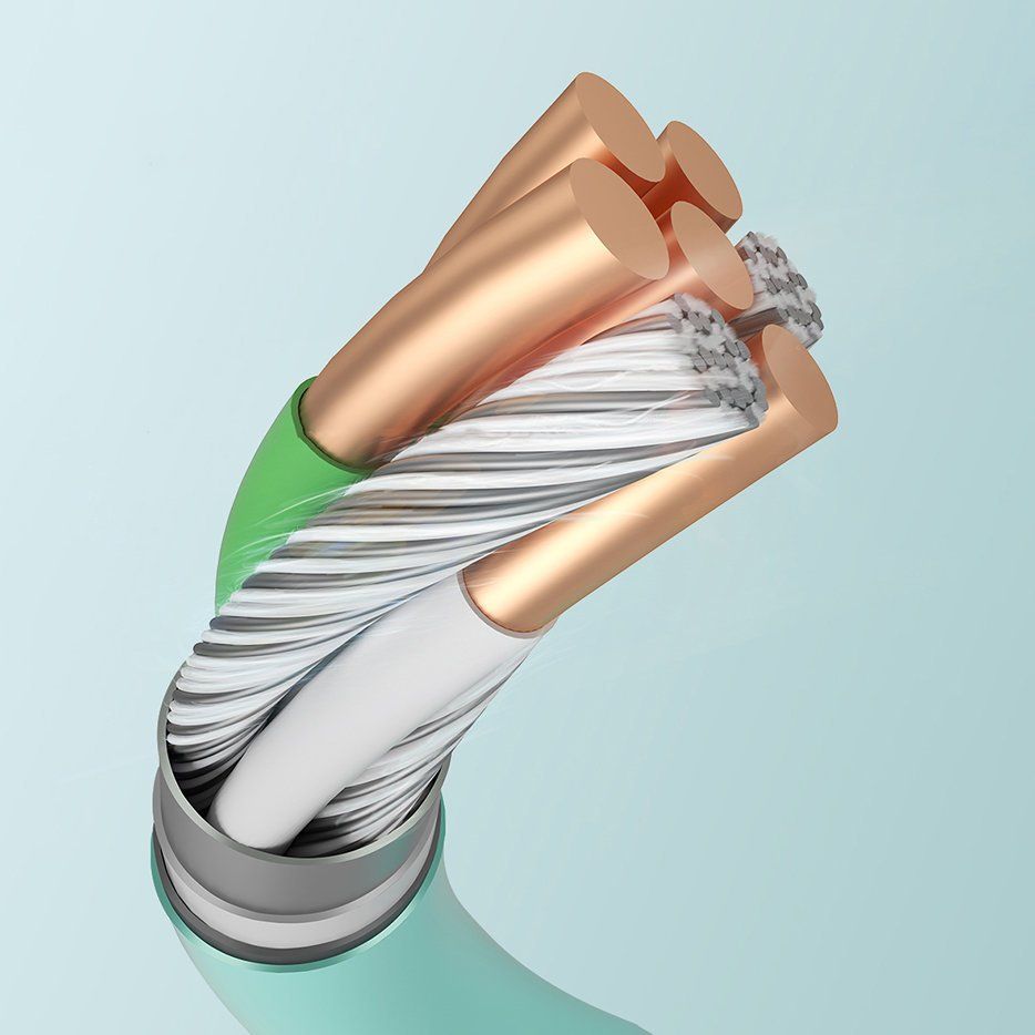 kabel przewód do iphone usb - lightning 2.4a 1.2m czarny