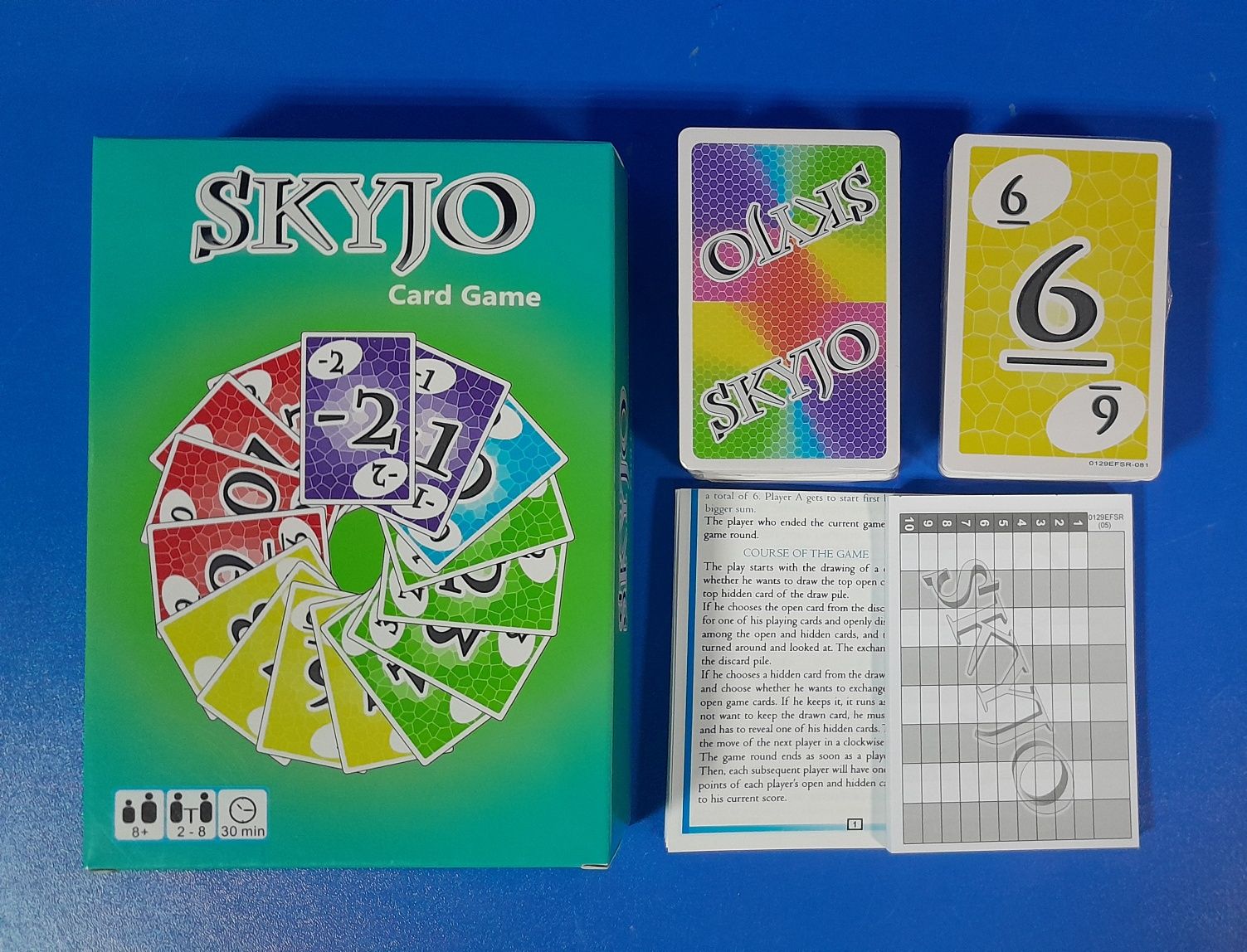 Настільна гра Скайджо Skyjo игра