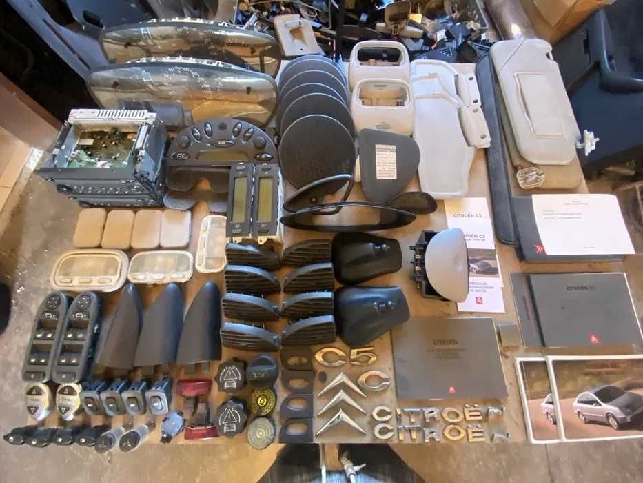 Peças Citroen ZX/BX/C5/AX quadrante, botões luzes, símbolos etc…|USADO
