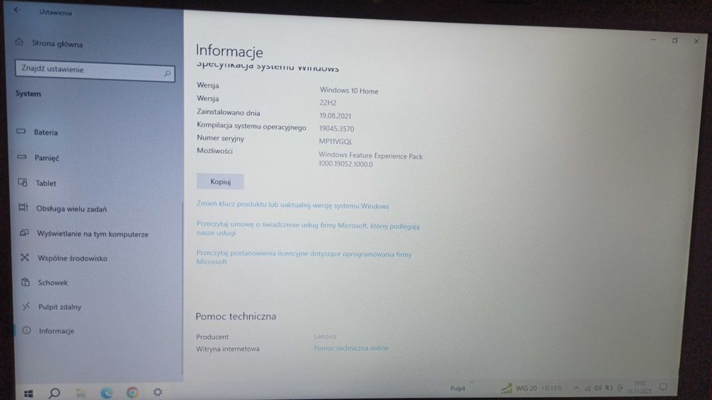 Laptop Lenovo B50-80