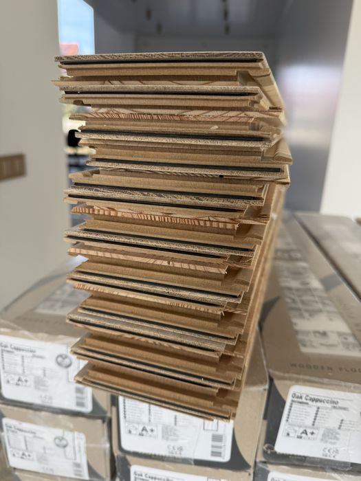 Паркетна дошка Барлінек Barlinek Oak Cappuccino Herringbone 23,5м2