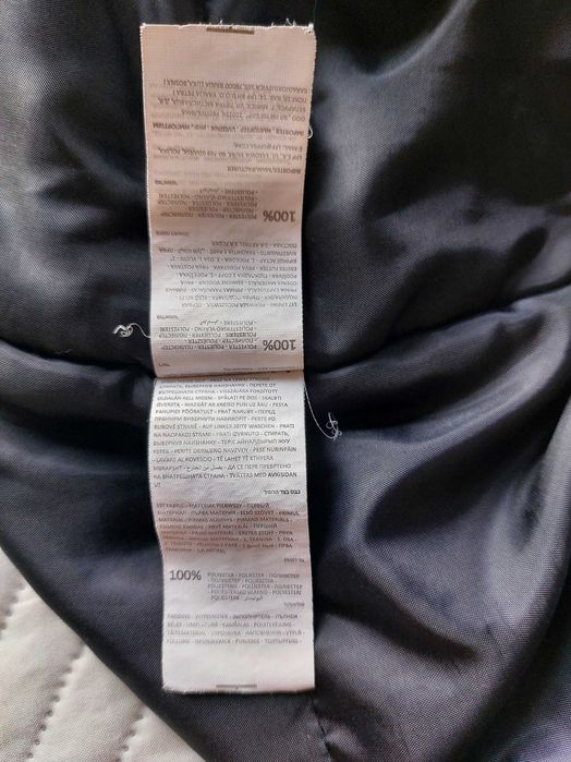 Kurtka ocieplana czarna przejściowa męska Cropp