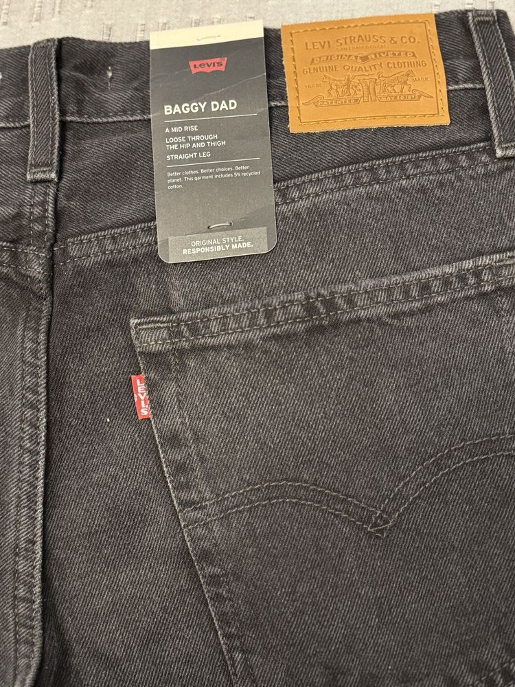 Джинси LEVI’S - Baggy Dad - black