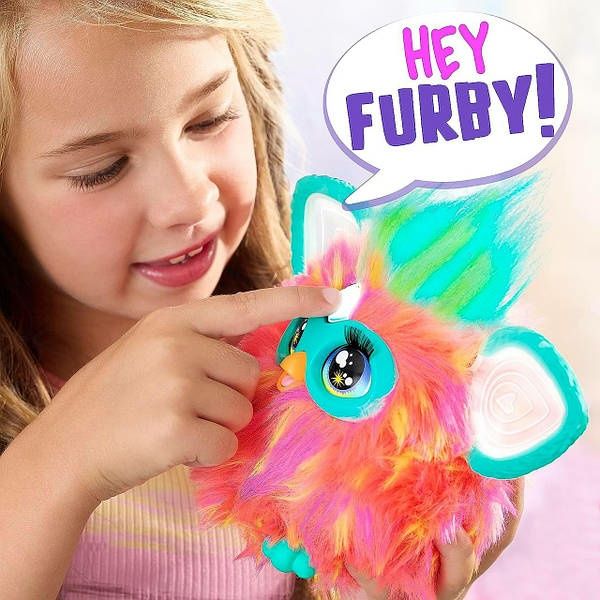 Интерактивная игрушка оранжевый Ферби Furby Coral 2023