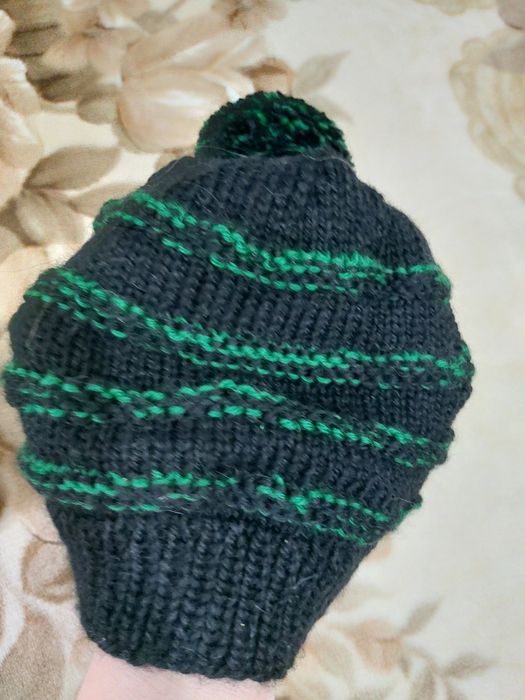 Новая вязаная шапочка +шарфик