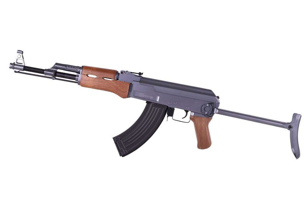 Airsoft AK47S com coronha dobrável (AEG/Elétrica)(NOVA)