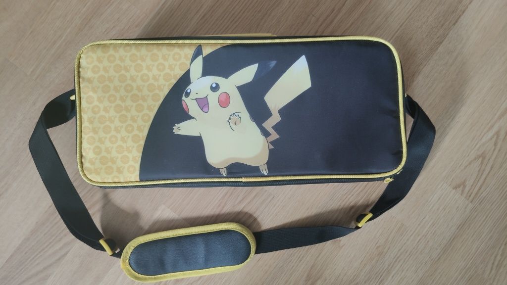 Luksusowa torba PIKACHU na pudełka karty Pokemon podróżna Deluxe ORYGI