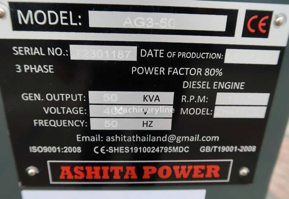 Дизельний генератор Ashita AG3-50