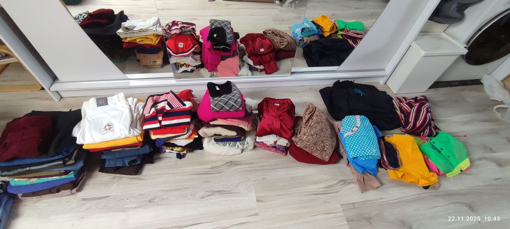 Wielka paka kolekcja ubrań moda vintage 60/70/80 ponad 100 szt, 38 suk