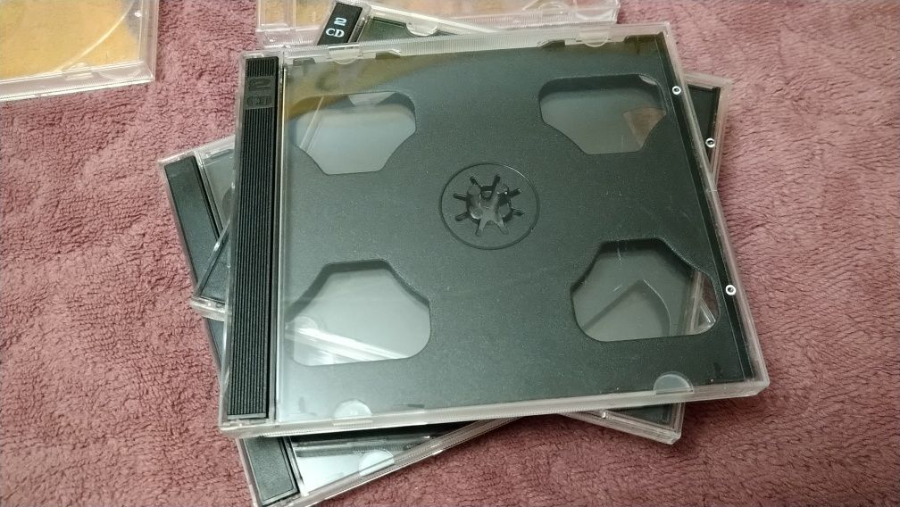 Коробки коробочки для аудио cd компакт дисков новые new