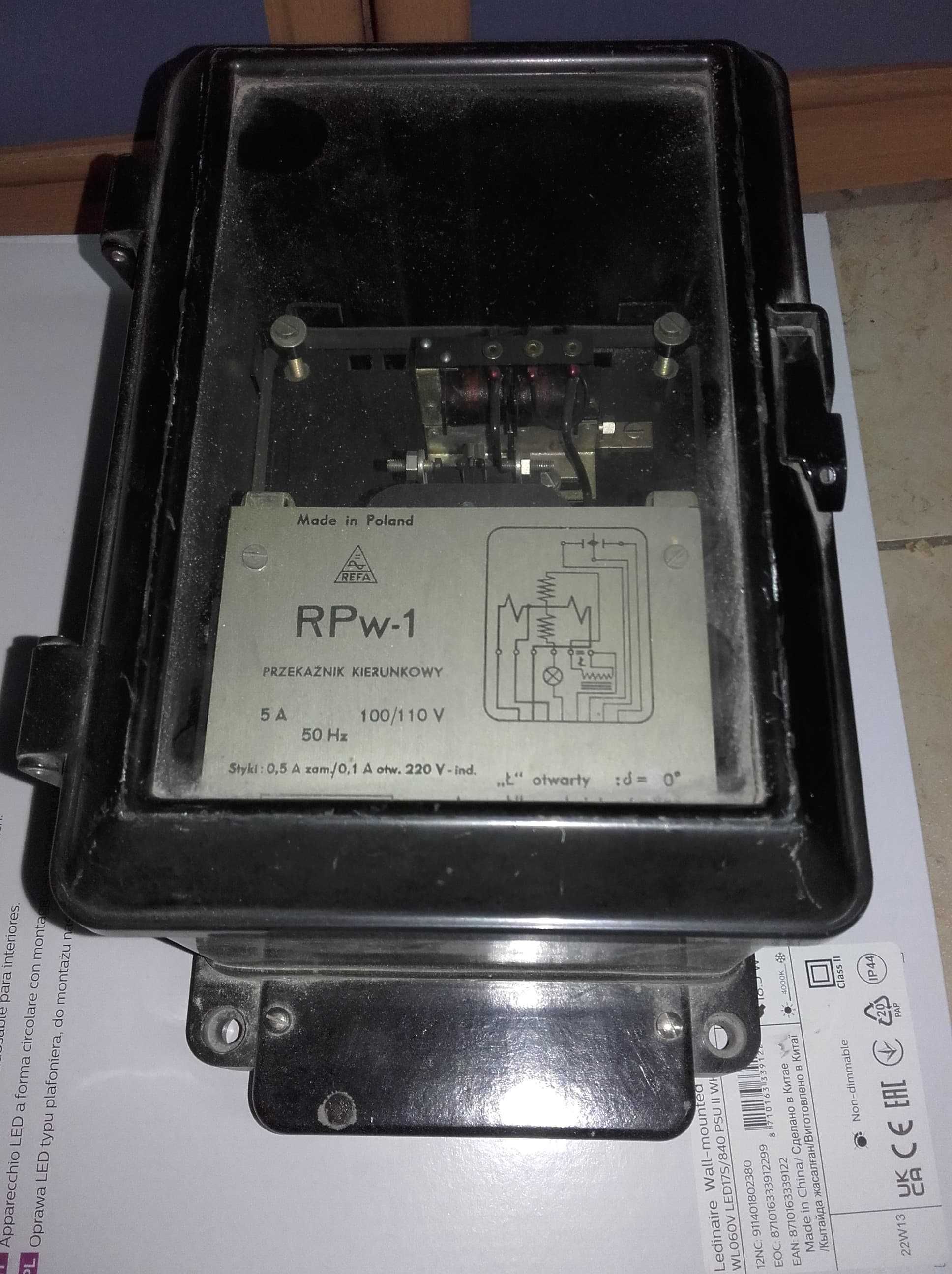 Przekaźnik kierunkowy RPw-1 100/110 V