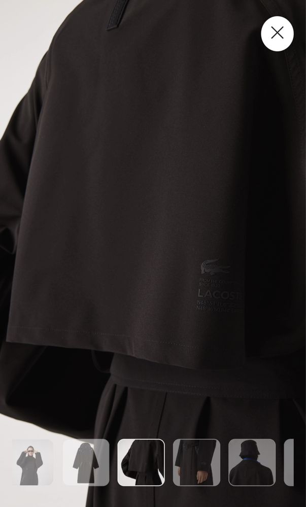 Тренч пальто LACOSTE, ОРИГІНАЛ! 34-36р.