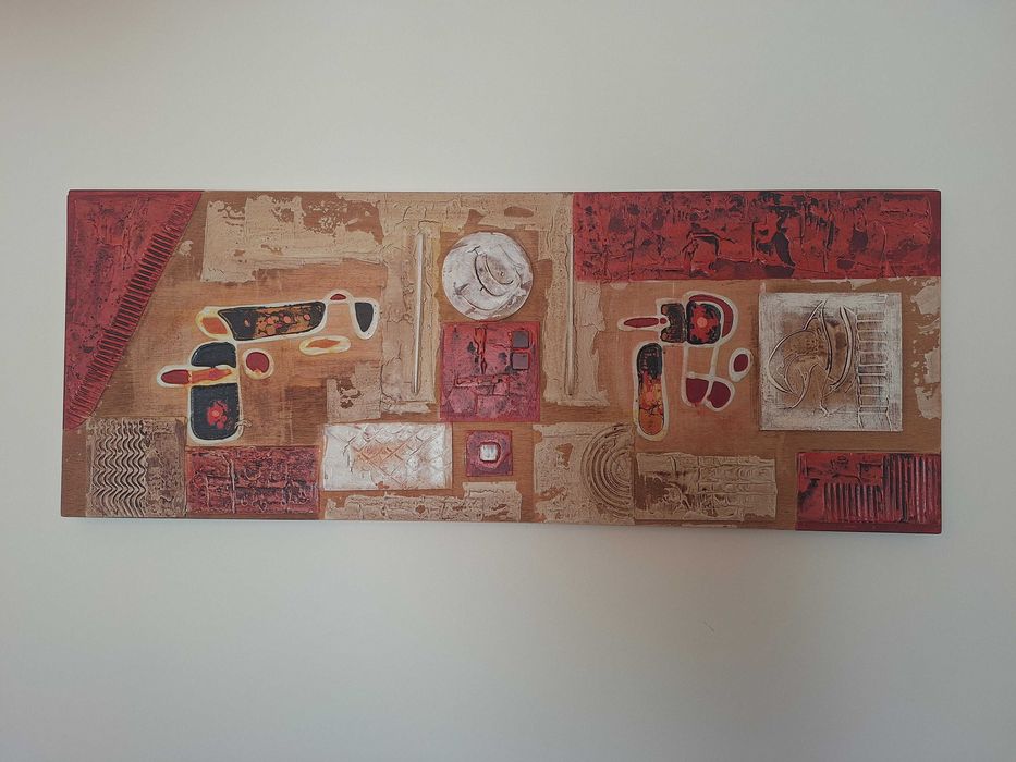 Quadro/ tela (130X50X3)cm