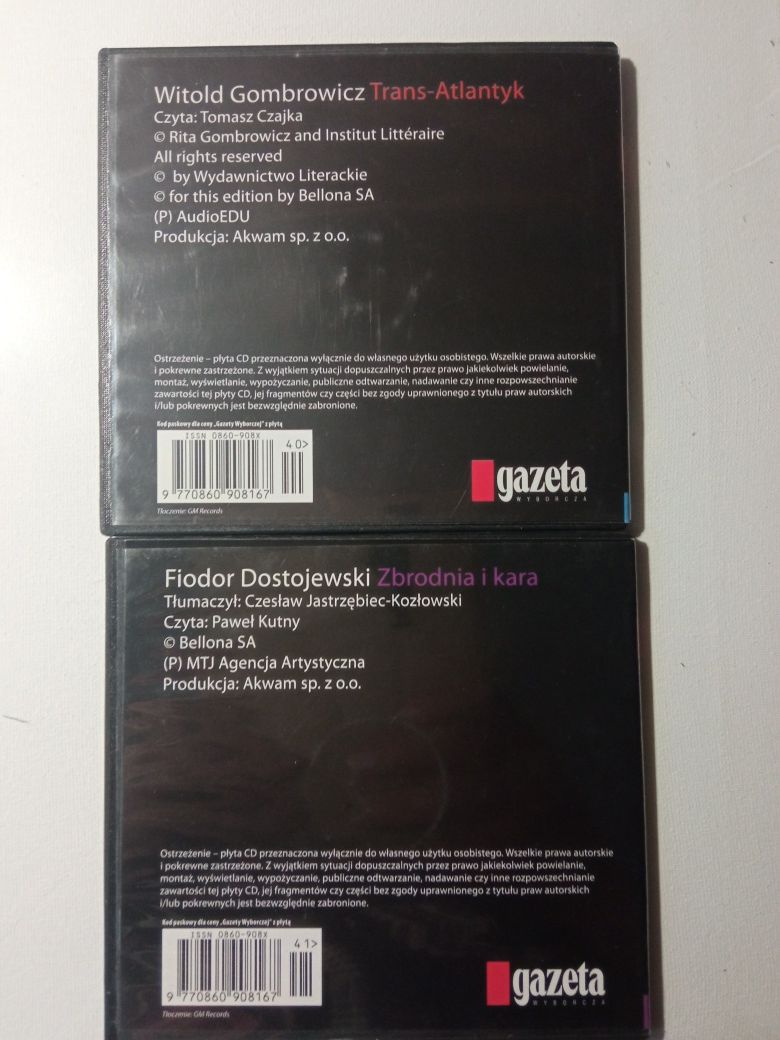 Trans-Atlantyk i Zbrodnia i kara -MP3