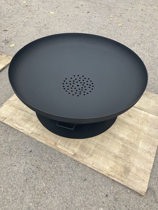 Костровая чаша, уличный камин ELLIPSE 02 c крышкой в комплекте