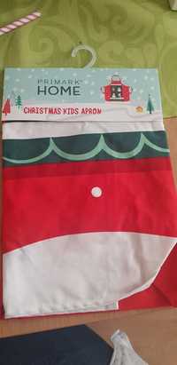 Vendo avental de Natal para criança, novo, primark
