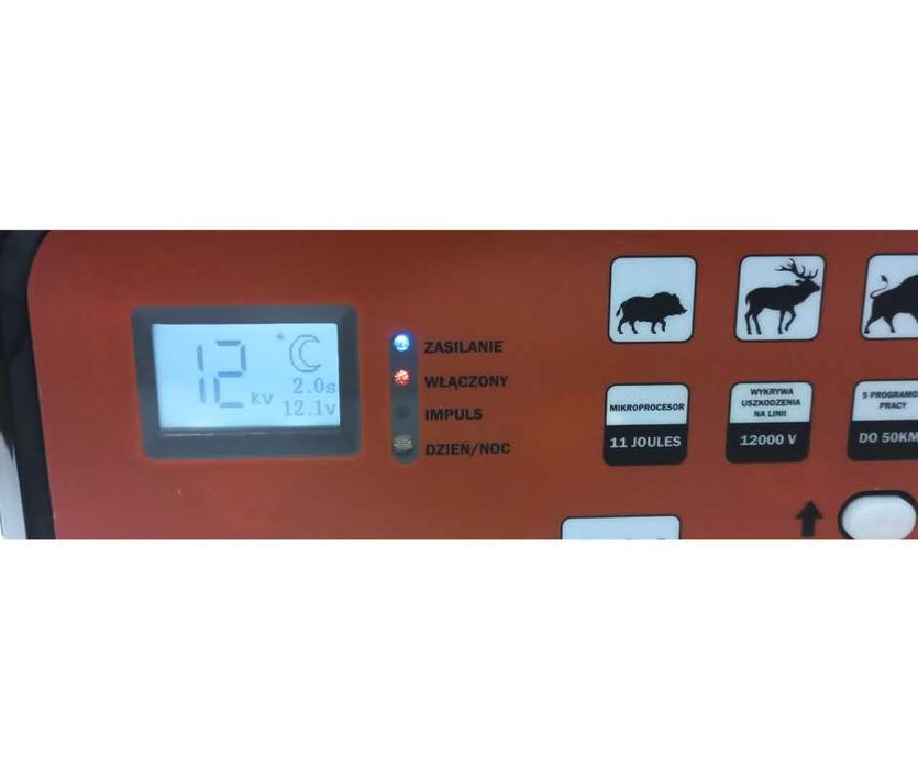 PASTUCH 11J na dziki owce kozy sarny 11J Mikroprocesor energooszczędny