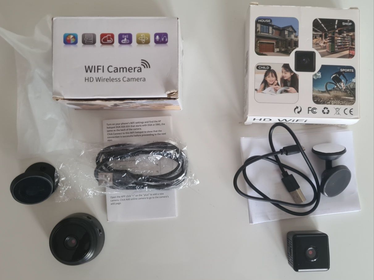 2 IP-kamera,камера,внутрішня-зовнішня, міні-шпигунська камера Full HD