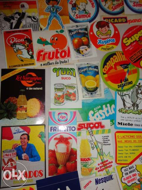 Colecção Autocolantes anos 70 /80