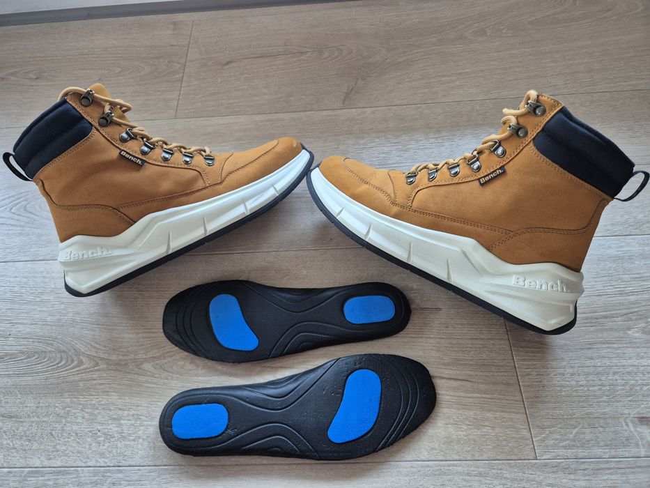 Męskie buty Zimowe Bench 44 wkładka 290 jak Nowe Skóra impregnat