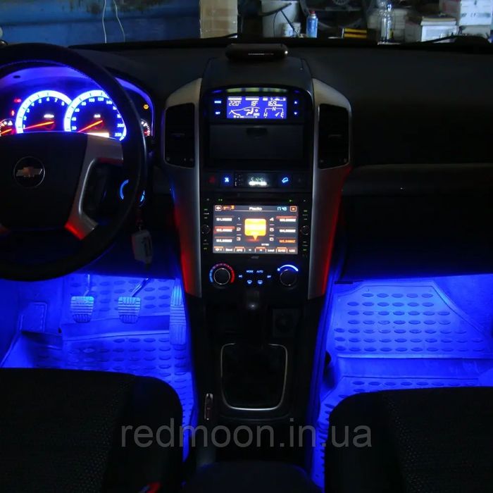 Неоновая контурная подсветка салона, также известна как интерьерная ги