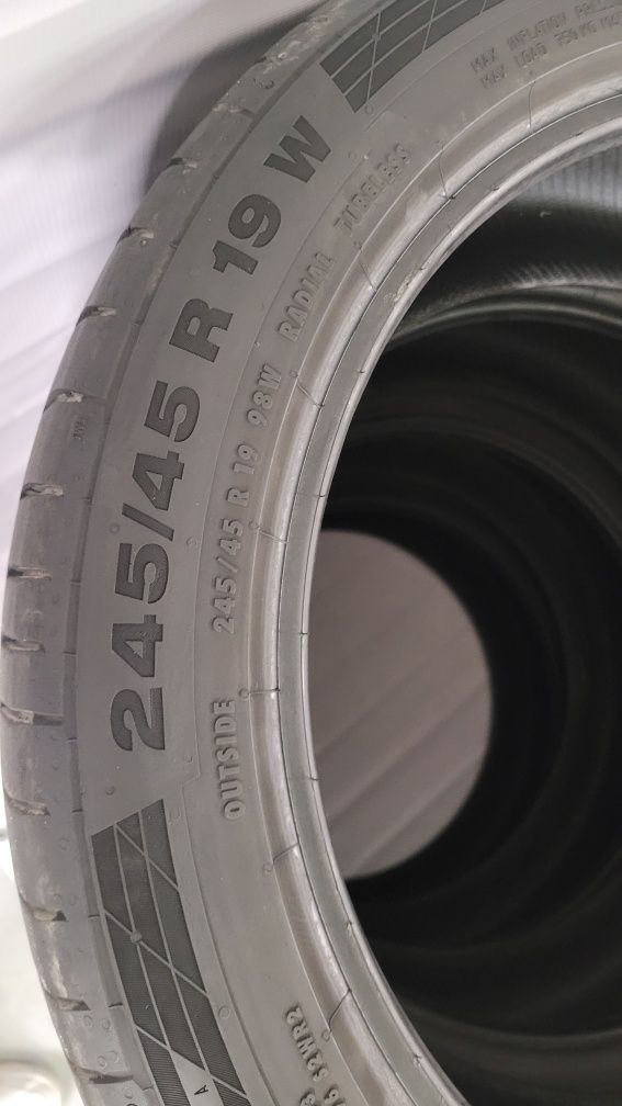 Opony CONTINENTAL 245/45R19 ContiSportContact 5. 2020r. 5-6mm LATO