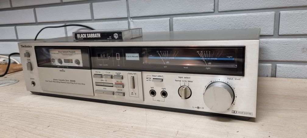 Magnetofon deck TECHNICS RS-M 206. Nowe paski