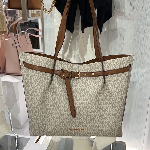 Shopper MK Michael Kors vanilla