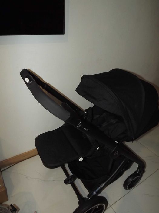 Cybex balios s lux deep black 3w1 Baza i fotelik cybex B.dobry stan